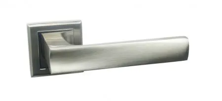 Купить Ручка межкомнатная Хром матовый Ручка BUSSARE LIMPO A-65-30 S.CHROME витрина (ПДОч 10005 Каштан) для межкомнатной двери в Хабаровске