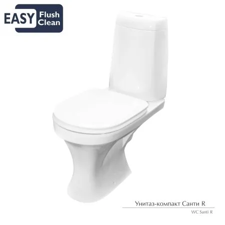 Купить Унитаз-компакт Санти R ЖС 2-режим, 00-003297 