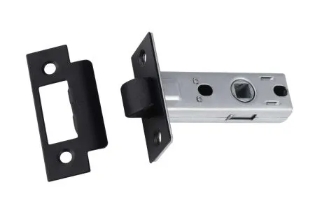 Купить Защелка хром Защелка под ручку L6-45 PLAST BLACK BUSSARE черный пластик для межкомнатной двери в Хабаровске