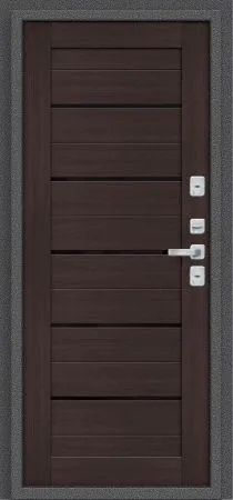 Купить Стальную дверь  Антик серебро Wenge Veralinga Эко шпон ДС Porta T2 104/П22 Wenge Veralinga BS/Антик Серебро 205*88 Правая в Хабаровске