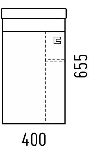 Купить Мебель для в/к Комо 40 (Корозо, Комо 40) сонома, подвесная COROZO в Хабаровске