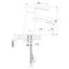 Смеситель Атлантисс 3206 д/раковины в городе Хабаровск