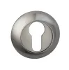 Купить Накладка на ключевой цилиндр  Хром матовый Накладка BUSSARE B0-30 S.CHROME ключевина квадрат для межкомнатной двери в Хабаровске
