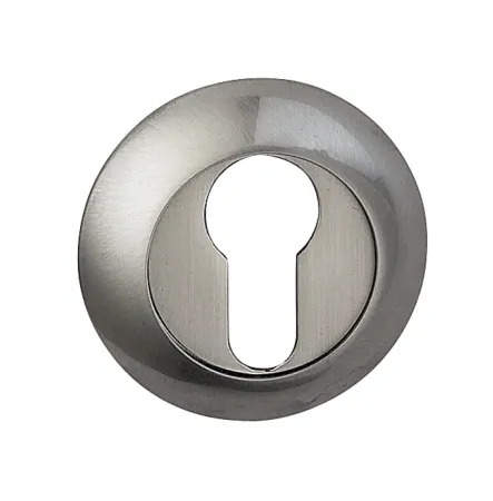 Купить Накладка на ключевой цилиндр  Хром матовый Накладка BUSSARE B0-30 S.CHROME ключевина квадрат для межкомнатной двери в Хабаровске