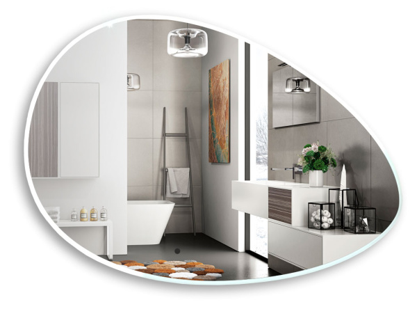 Купить Зеркало Омега 92*60 (бесконтактный сенсор) Silver Mirrors